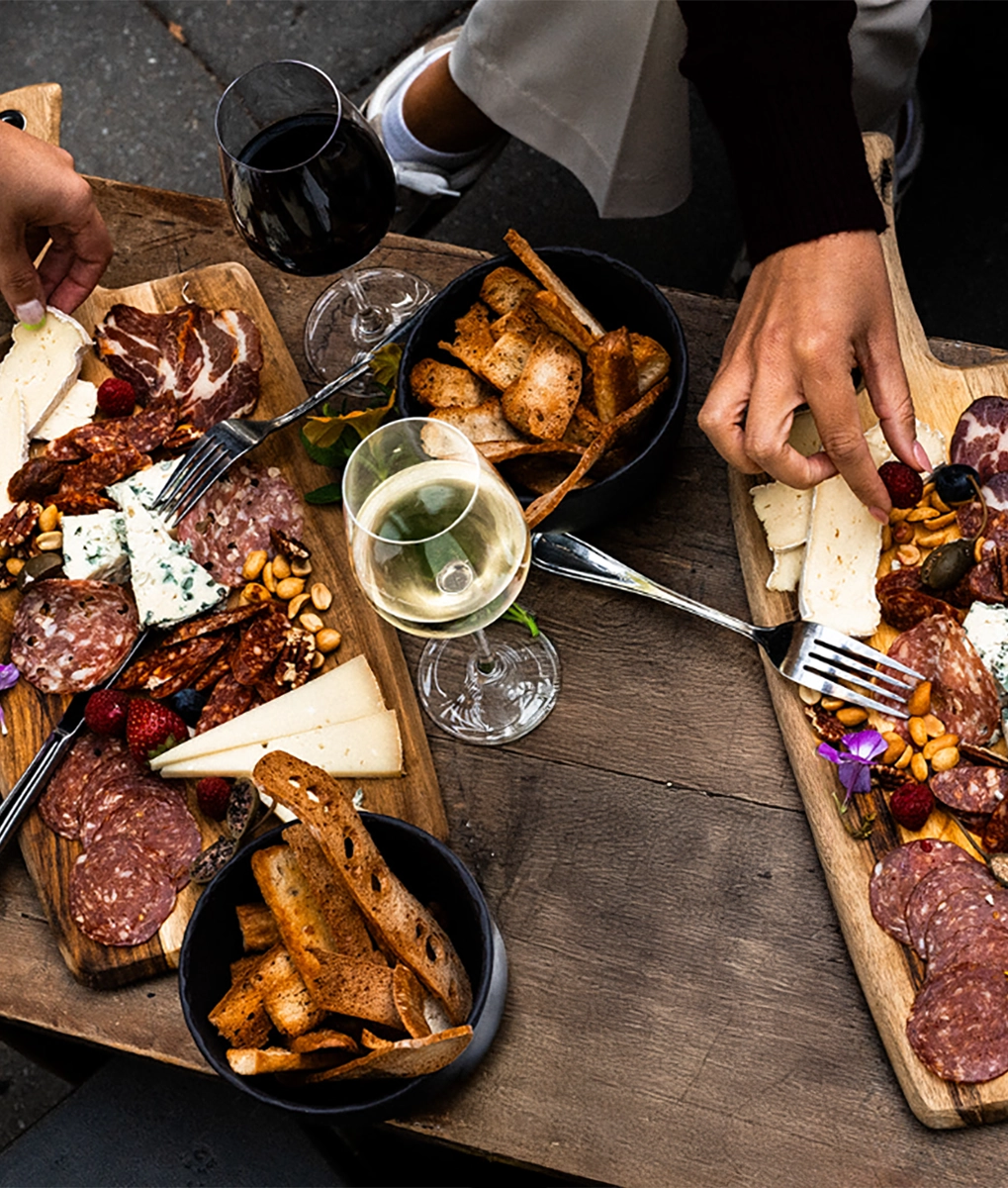 Plateau fromage et charcuterie